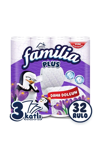 Familia Plus Parfümlü Tuvalet Kağıdı 32'li (Sihirli Çiçekler Kokulu) ürün görseli 1