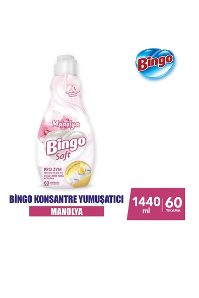 Bingo Soft Konsantre Çamaşır Yumuşatıcısı Manolya 1440 ml ürün görseli 1