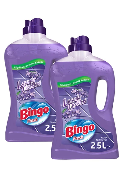 Bingo Yüzey Temizleyici 2,5lt Lavanta Çiçekleri ( 2 Adet ) ürün görseli 1