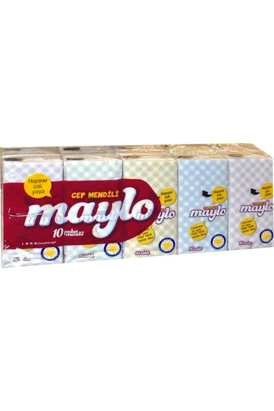 Maylo Cep Mendili 10'lu X 24 Paket 240'lı ürün görseli 1
