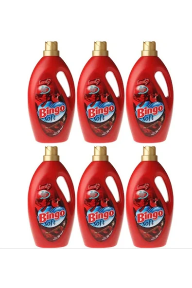 Bingo Soft Çamaşır Yumuşatıcısı Lovely 3 L 6 Adet ürün görseli 1