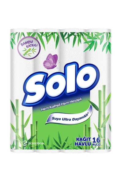 Solo Bambu Kağıt Havlu 16'lı ürün görseli 1