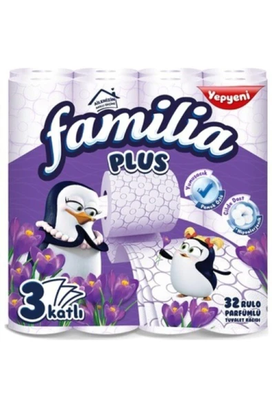Familia Plus 32 Rulo Parfümlü Tuvalet Kağıdı ürün görseli 1