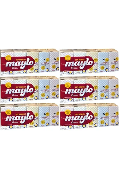 Maylo CEP MENDİL 60 LI 6 PAKET ürün görseli 1