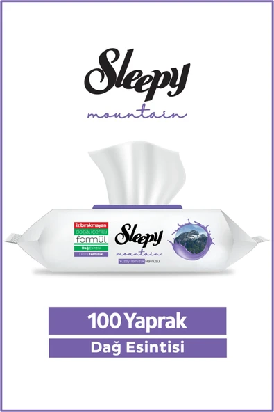 Sleepy Mountain Yüzey Temizlik Havlusu&Mendili Dağ Esintisi 100 Yaprak ürün görseli 1