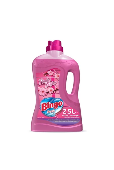 Bingo Fresh Yüzey Temizleyici Pembe Düşler 2,5 Litre 2 Adet ürün görseli 1