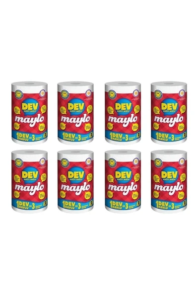 Maylo J-63 500172 Dev Kağıt Havlu 8 Adet ürün görseli 1