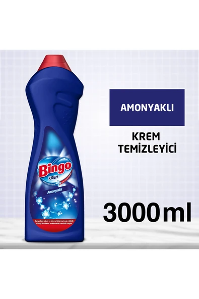 Bingo Krem Banyo Amonyaklı 750ml Ekonomi Paketi 4'lü ürün görseli 1