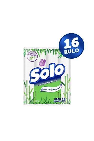 Solo Bambu Katkılı Kağıt Havlu 16’lı ürün görseli 1
