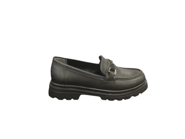 Ventes 581834Z Yumuşak İç Pedli 3 cm Topuk Boyu Günlük Kadın Loafer Ayakkabı ürün görseli 1