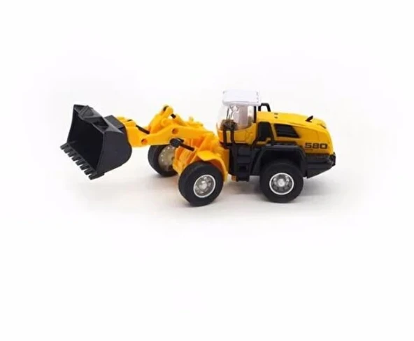 Çek Bırak Die Cast İş Makinesi Dozer - Resim 3