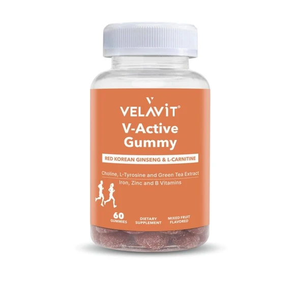 Velavit V-Active Gummy 60 Gummies ürün görseli 1