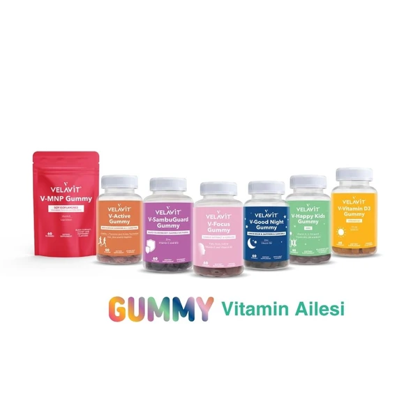 Velavit V-Focus Gummy 60 Gummies - Resim 4