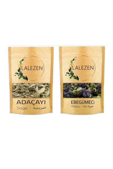 LALEZEN Ebegümeci 100 Gram - Adaçayı 100 Gram ürün görseli 1