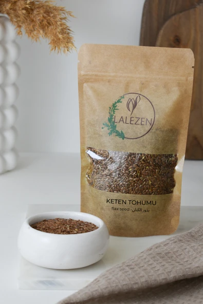 LALEZEN Keten Tohumu 1000g - Flax Seed -(YENİ MAHSÜL) ürün görseli 1