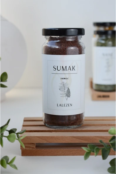 LALEZEN Sumak - öğütülmüş Sumak - Toz sumak 120 Gr (cam) ürün görseli 1