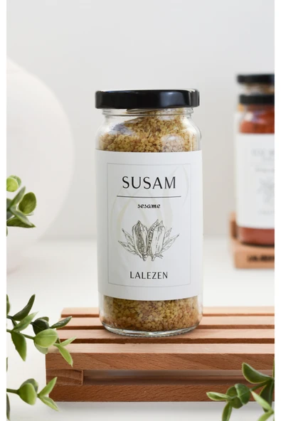 LALEZEN Susam Kavrulmuş- Sesame 150 gr (CAM KAVANOZ) ürün görseli 1