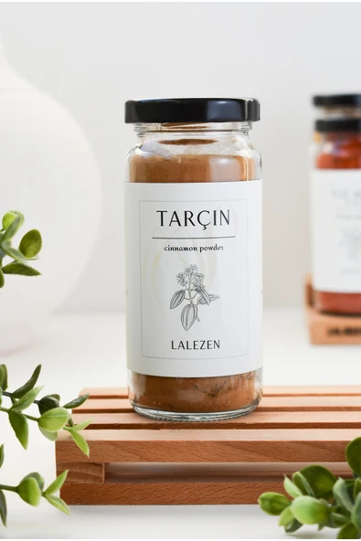 LALEZEN Tarçın -doğal Tarçın - Toz Tarçın-cinnamon Powder 125 gr ( Cam Kavanoz) ürün görseli 1