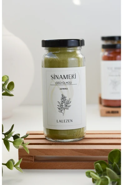 LALEZEN Sinameki Toz - Öğütülmüş Sinameki- Senna Powder 100 gr ( Cam ) ürün görseli 1