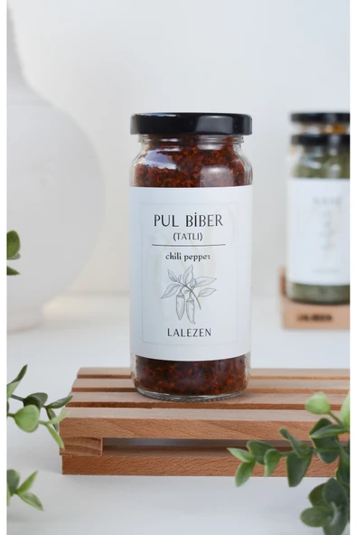 LALEZEN Kırmızı Pul Biber - Tatlı Pul Biber 100 Gr ( cam ) ürün görseli 1