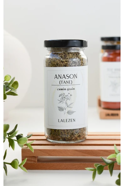 LALEZEN Anason Tohumu - Tane Anoson - Anason Çayı 100 Gr ( cam kavanoz) ürün görseli 1