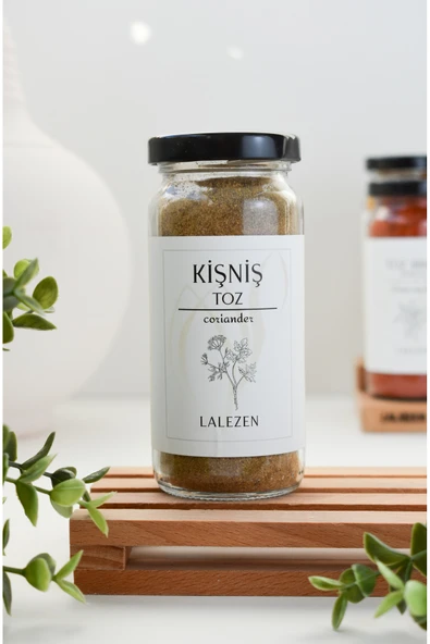 LALEZEN Kişniş Toz - Öğütülmüş Kişniş 100 Gr (cam kavanoz) ürün görseli 1