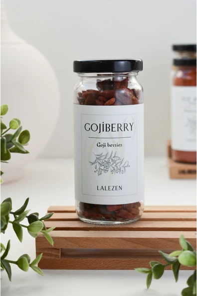 LALEZEN Gojiberry-kurt Üzümü- Goji Berry 1. Kalite 100 gr (CAM KAVANOZ) ürün görseli 1