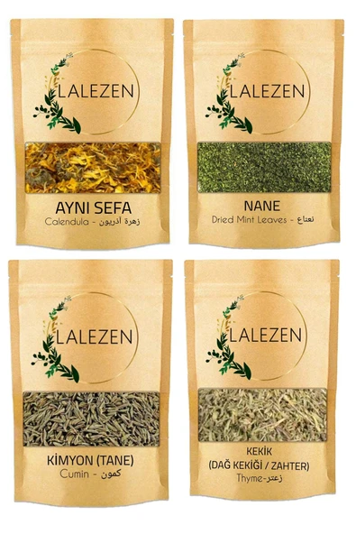 LALEZEN Mide Rahatlatıcı/gastromix Tea - 250 gr Aynısefa - 250 gr Nane - 250 gr Dağ kekiği - 250 gr Kimyon ürün görseli 1