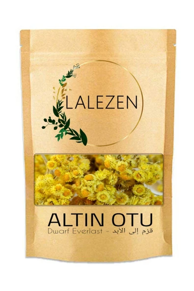 LALEZEN Altın Otu 50g Sarı Solmaz Otu 1. Kalite - Dwarf Everlast ürün görseli 1