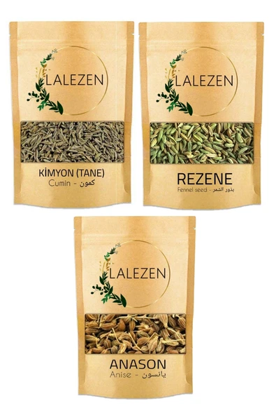 LALEZEN Anne Çayı Rezene Tane Anason Tane Kimyon Tane 100 g ürün görseli 1
