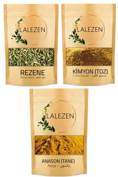 LALEZEN Rezene Toz - Anason Toz- Kimyon Toz 100 g ürün görseli 1