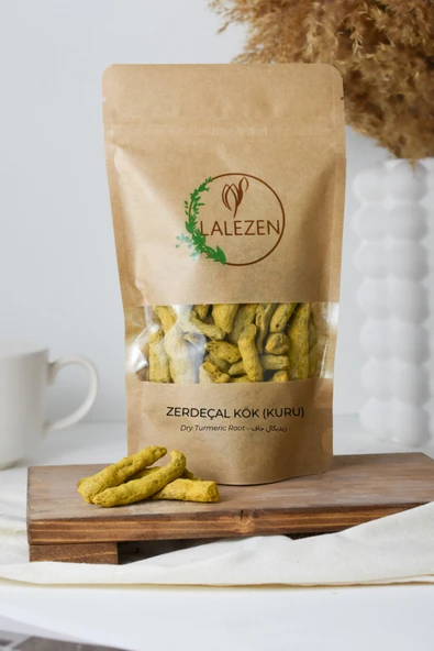 LALEZEN Kök Zerdeçal 50 Gram 1. Kalite - Dry Turmeric Root ürün görseli 1