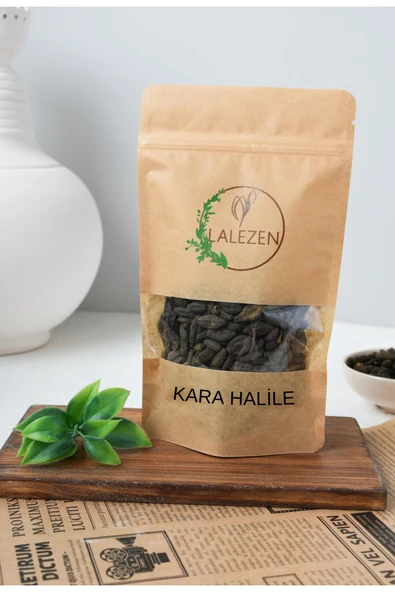 LALEZEN Kara Halile-Siyah Cevher- Terminalia Chebula -Kurutulmuş Karahalile Bitkisi -Kara Helile 250 gr ürün görseli 1