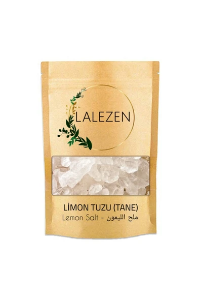 LALEZEN 250 Gr Limon Tuzu Tane - Parça Sitrik Asit Yenilebilir - Lemon Salt ürün görseli 1