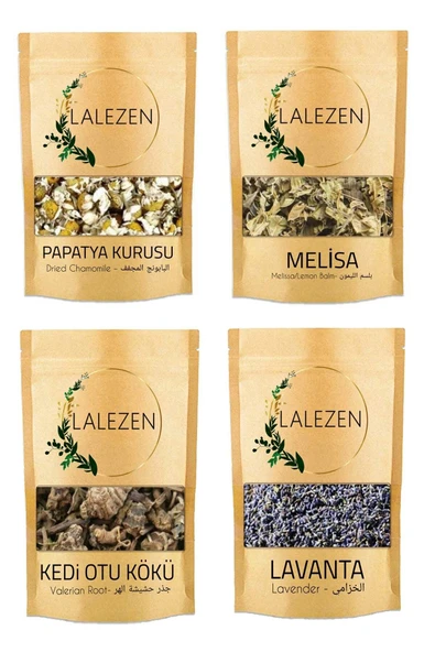 LALEZEN Rahatlatıcı Çay/ Relax Tea - 50 Gr Melisa - 50 Gr Kediotu - 50 Gr Lavanta - 50 Gr Papatya ürün görseli 1