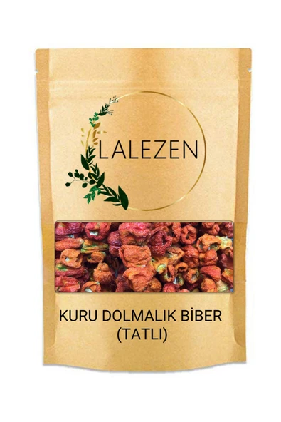 LALEZEN Dolmalık Kuru Tatlı Biber- Kurutulmuş Tatlı Biber ( 25 adet) ürün görseli 1