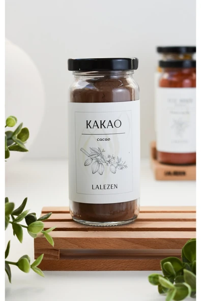 LALEZEN Kakao - Ham Kakao Tozu - Cacao 90 Gr (cam) ürün görseli 1