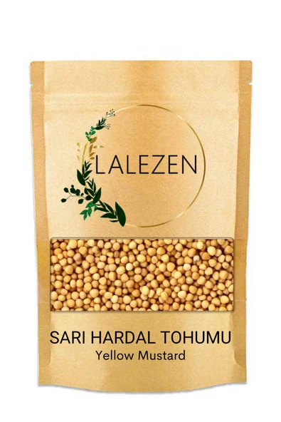LALEZEN Sarı Hardal Tohumu 500 gr - Yellow Mustard ürün görseli 1
