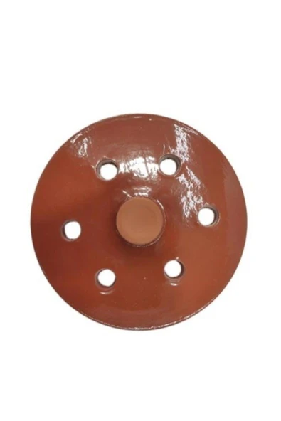 LALEZEN Çömlekçilik Battal Boy Sırlı 25 Cm Toprak Dolmalık Sarma Taşı ürün görseli 1