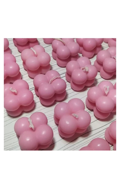 LALEZEN HOME Mini Pembe Bubble Mum 20 Adet - Resim 2