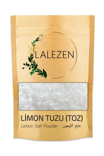 LALEZEN 500 gr Limon Tuzu Toz - Sitrik Asit Yenilebilir - Lemon Salt Powder ürün görseli 1