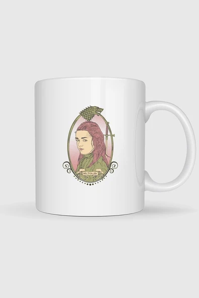 Arya Stark Game Of Thrones Tasarımlı Kupa Bardak ürün görseli 1