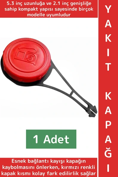 Premium Araç Bakım Yüksek Sıcaklık Yağ Buhara Dayanıklı 5.3 - 2.1 İnç Uyumlu Oto Yakıt Deposu Kapağı ürün görseli 1