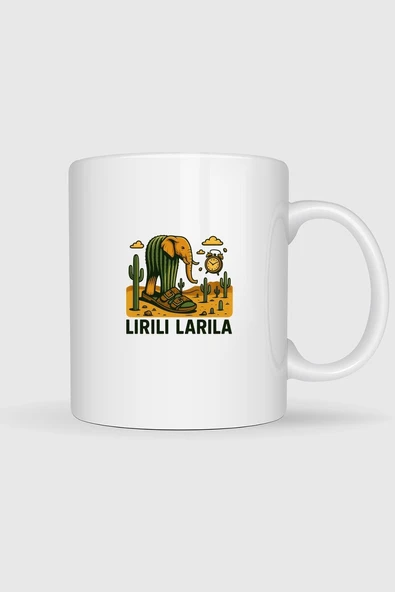 Lirili Larila Tasarımlı Kupa Bardak ürün görseli 1