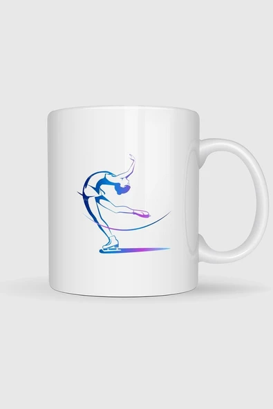Ice Skating Figure Skating Club Sport Tasarımlı Kupa Bardak ürün görseli 1