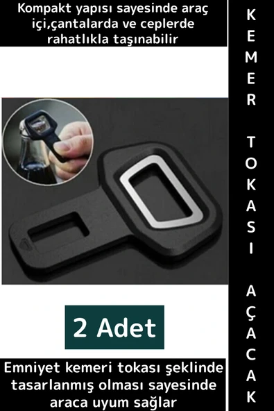 Premium Kompakt Çanta Cep Boy Araç İçi İşlevsel Çok Şık Pratik Kemer Tokası Tasarımlı Açacak 2 Adet ürün görseli 1