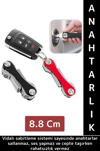 Kompakt Ses Çıkarmaz Karışıklık Önleyen USB Bıçak Şişe Açacağı Pratik Akıllı Anahtarlık Düzenleyici ürün görseli 1