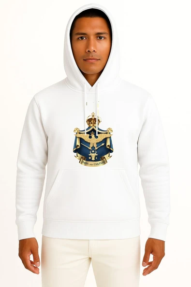 Kapüşonlu Iași Athenaeum Bucharest Göğüs Tasarımlı Unisex Sweatshirt ürün görseli 1