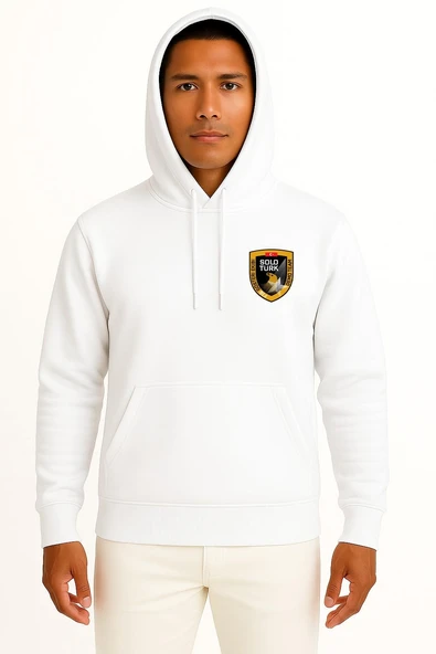 Kapüşonlu Solotürk F16 Gösteri Ekibi Cep ve Sırt Tasarımlı Unisex Sweatshirt ürün görseli 1