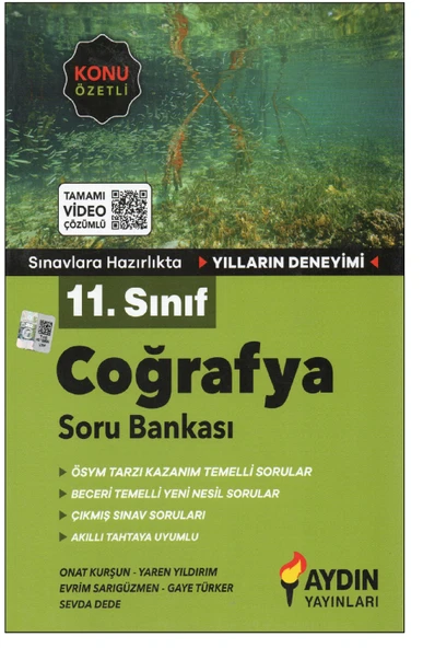 Aydın 11. Sınıf Coğrafya Soru Bankası ürün görseli 1